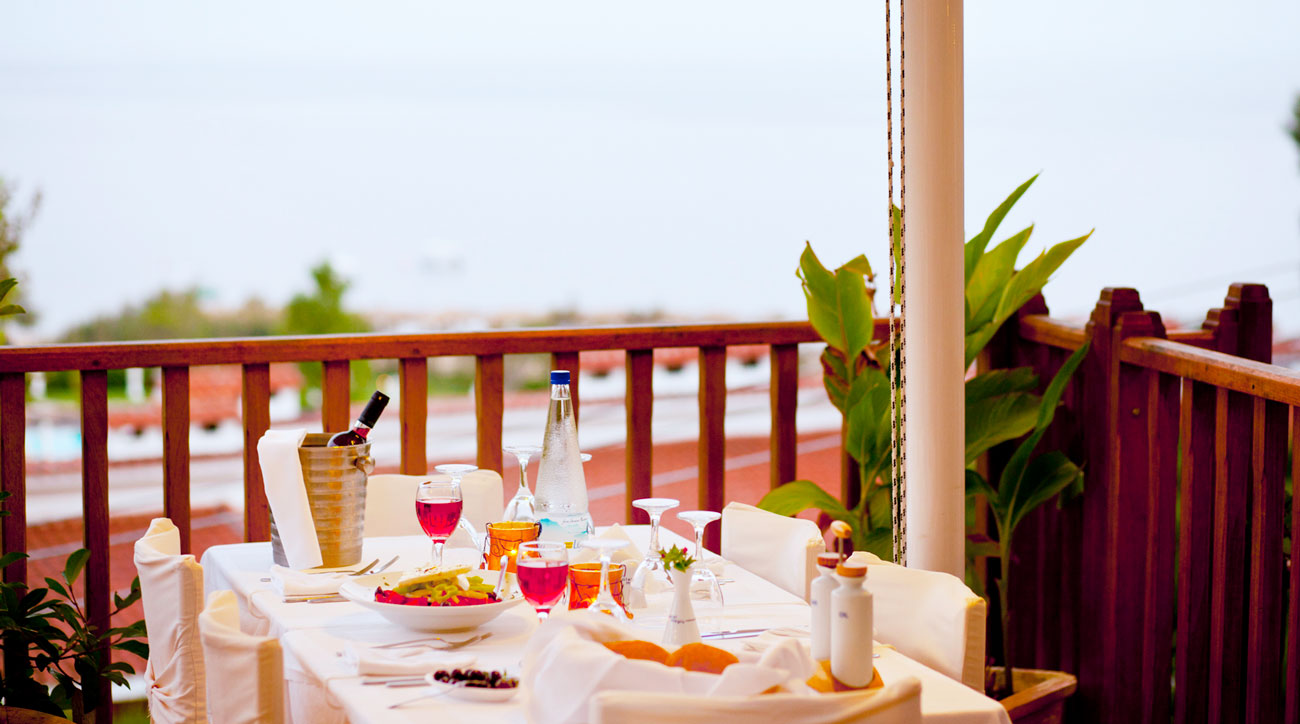 The View Restaurant at Magic Hotel at Aghia Paraskevi in Skiathos Island